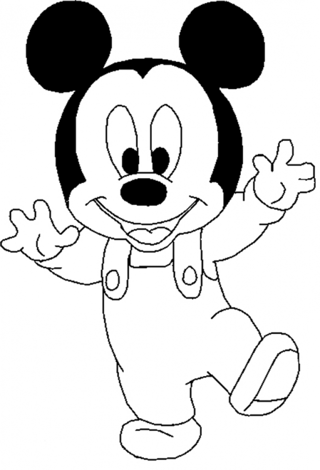 Mickey Mouse Coloring Pages Printables 105