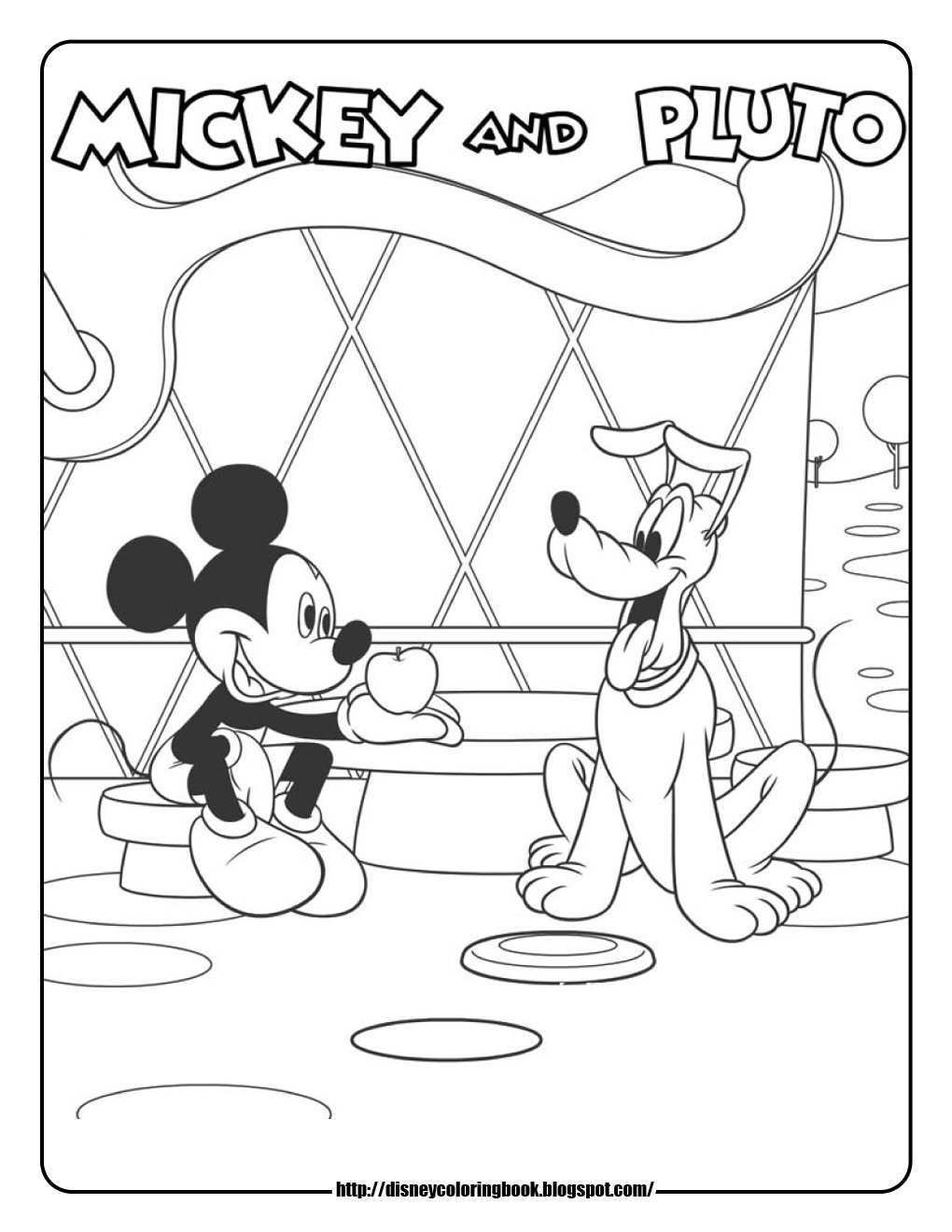 Mickey Mouse Coloring Pages Printables 112