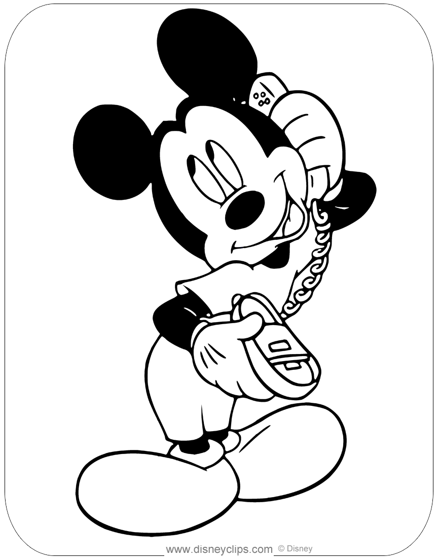 Mickey Mouse Coloring Pages Printables 116