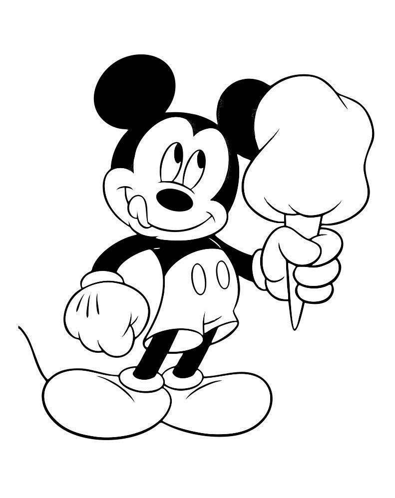 Mickey Mouse Coloring Pages Printables 13