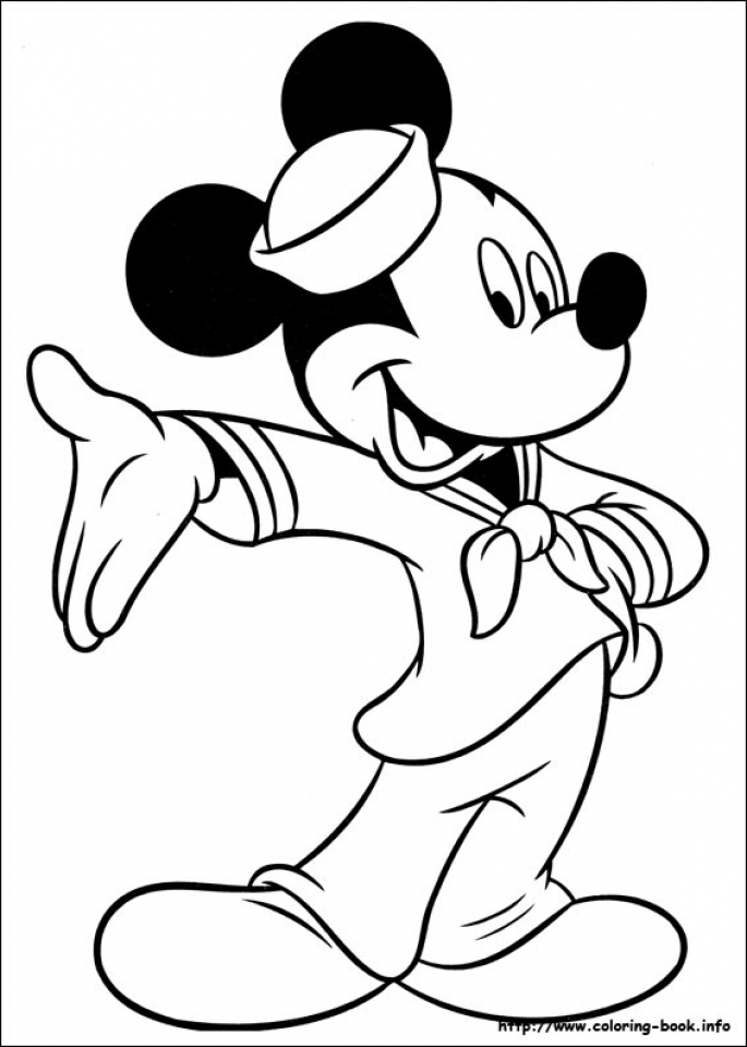 Mickey Mouse Coloring Pages Printables 14