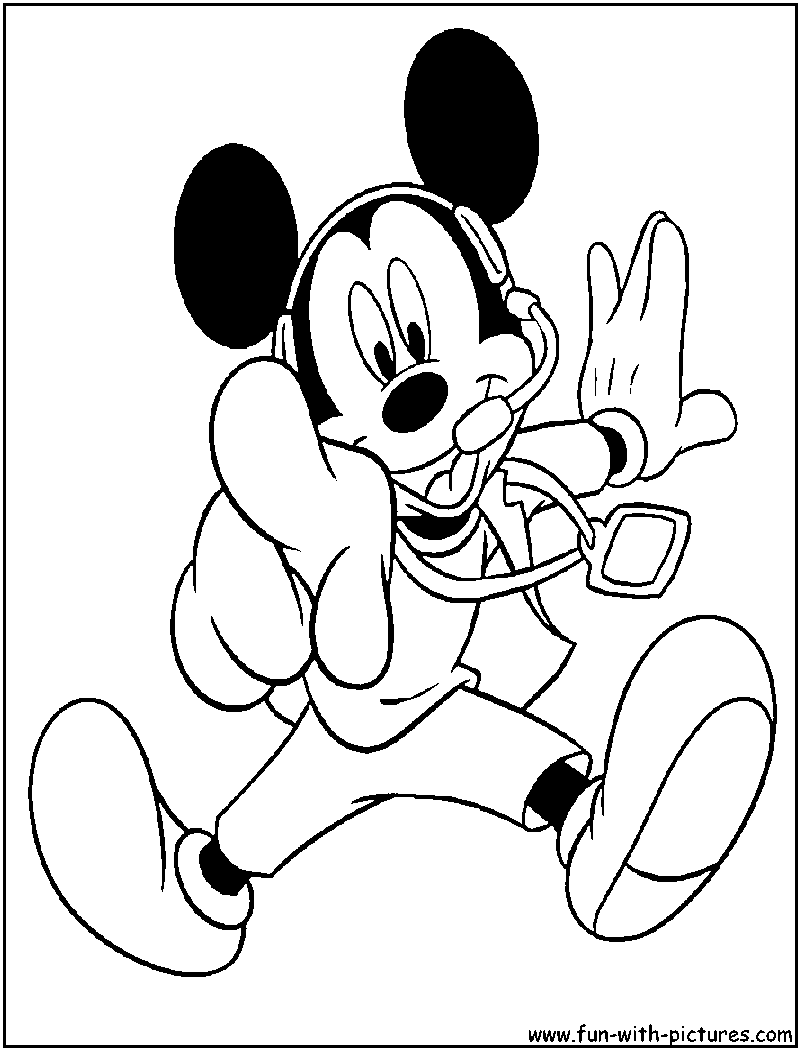 Mickey Mouse Coloring Pages Printables 17