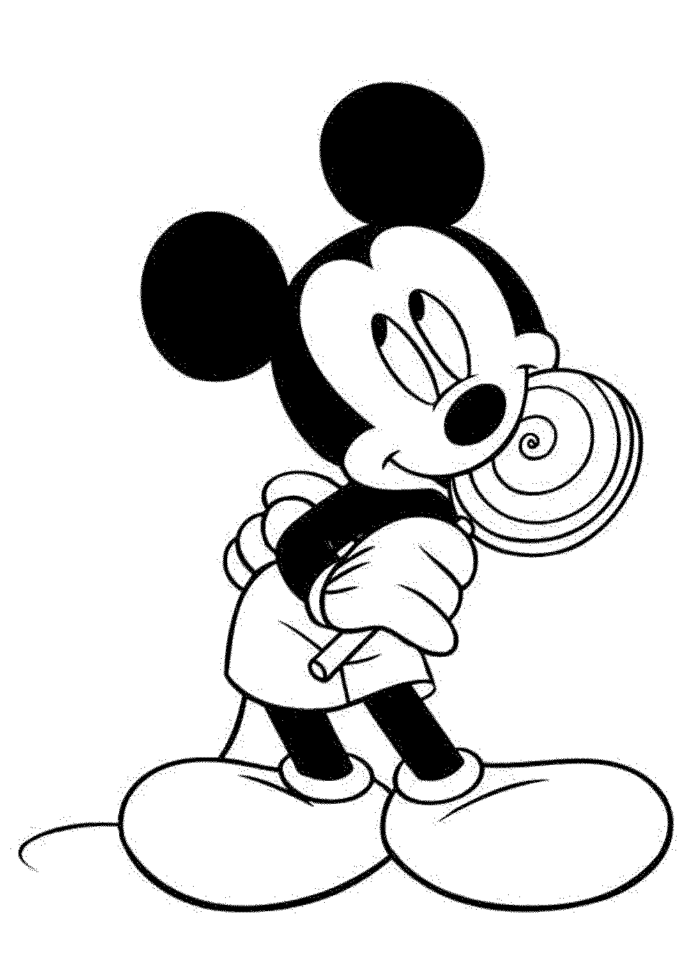 Mickey Mouse Coloring Pages Printables 2