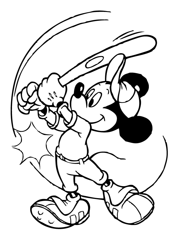 Mickey Mouse Coloring Pages Printables 20