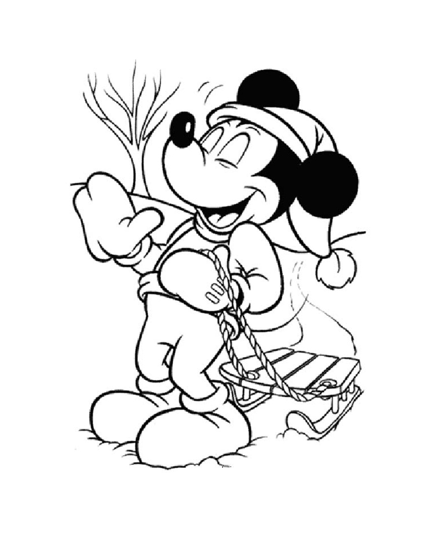 Mickey Mouse Coloring Pages Printables 22