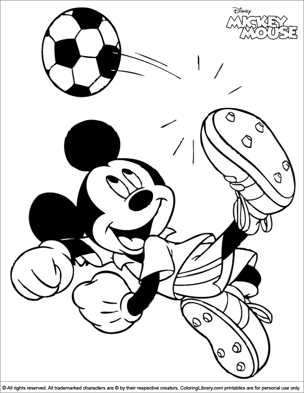 Mickey Mouse Coloring Pages Printables 29