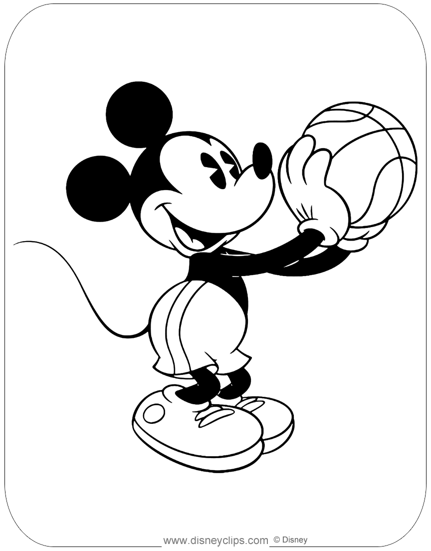 Mickey Mouse Coloring Pages Printables 33