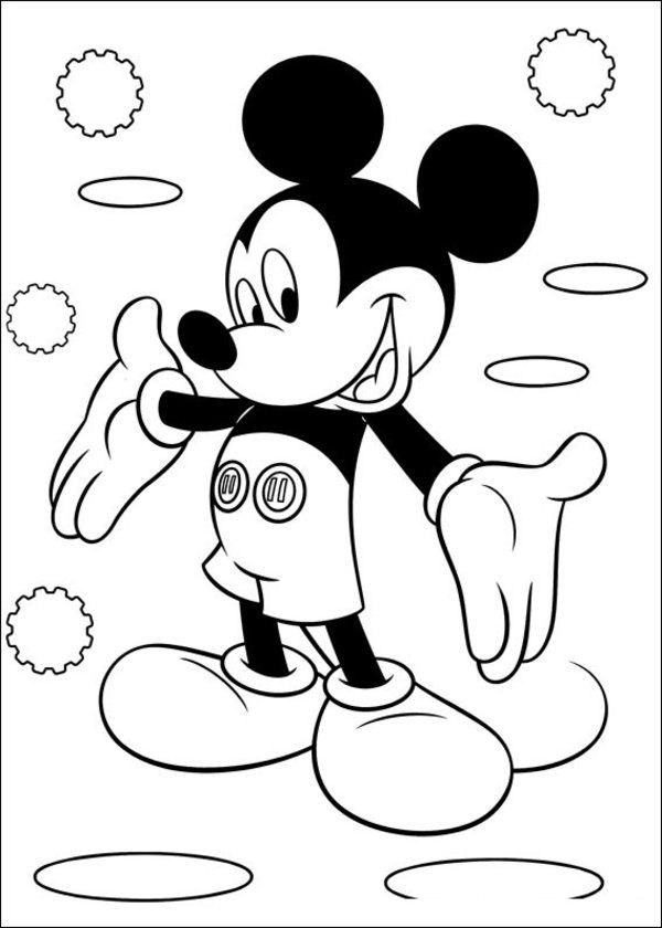 Mickey Mouse Coloring Pages Printables 36