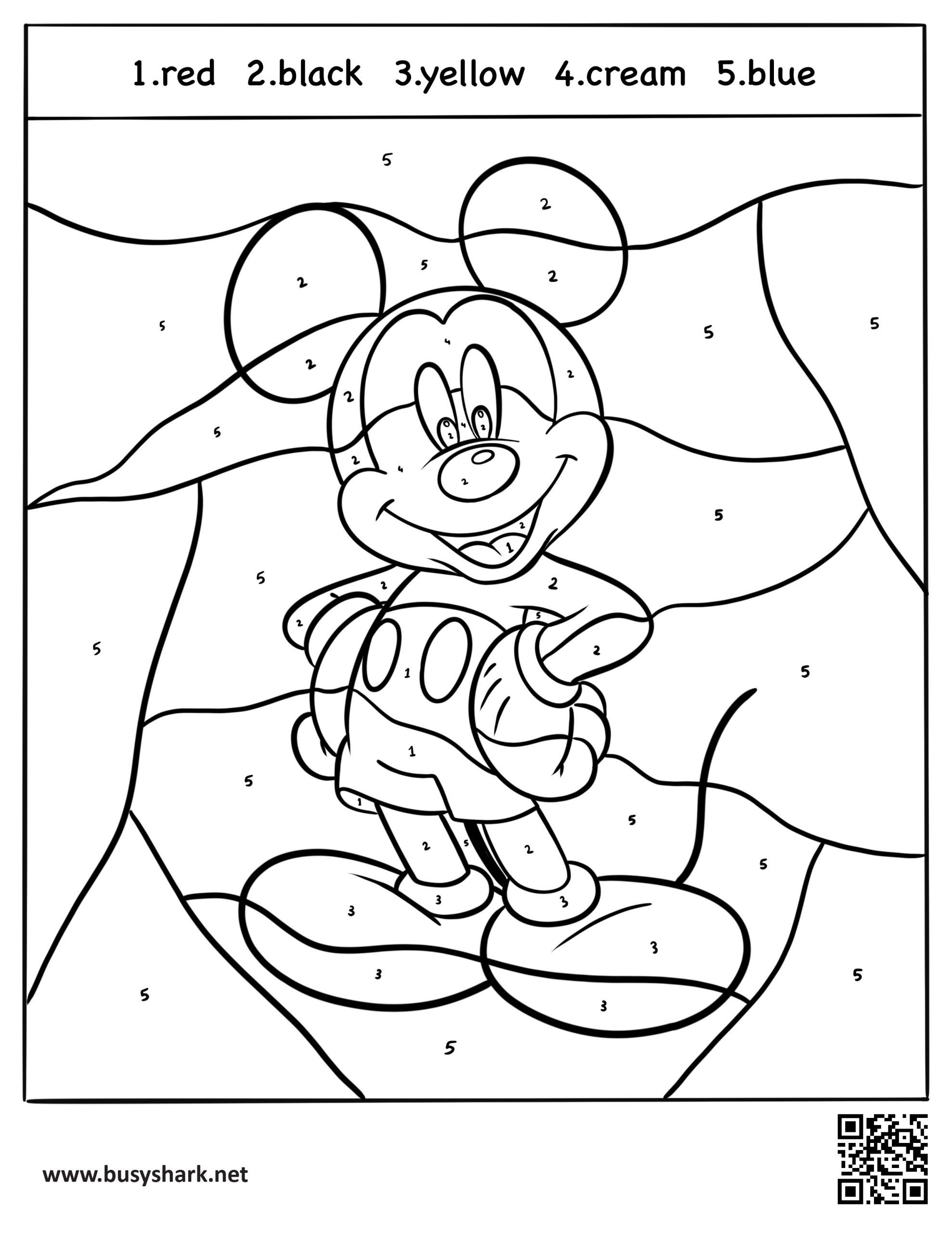 Mickey Mouse Coloring Pages Printables 39