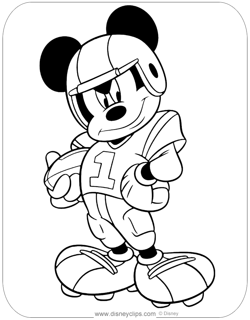 Mickey Mouse Coloring Pages Printables 4