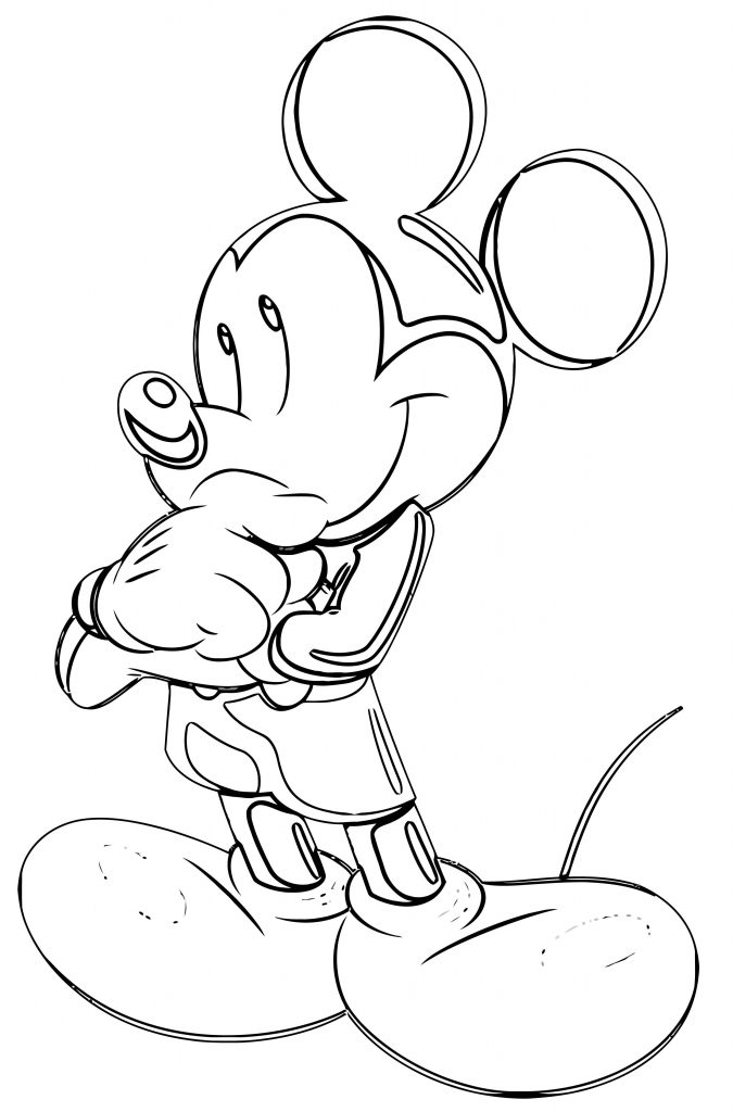 Mickey Mouse Coloring Pages Printables 41