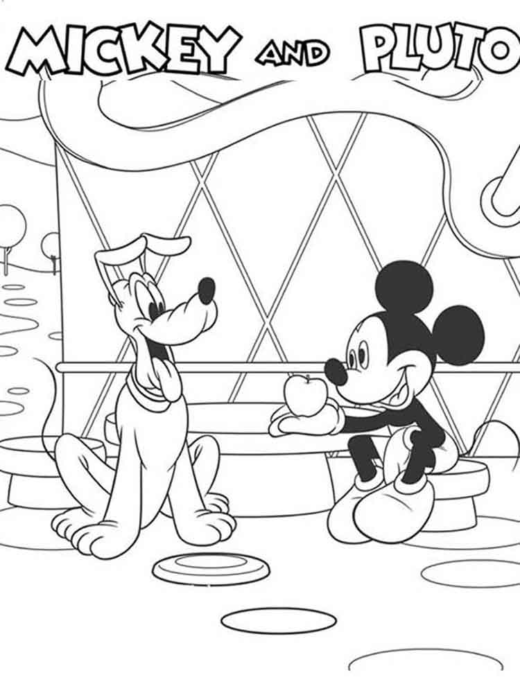 Mickey Mouse Coloring Pages Printables 5