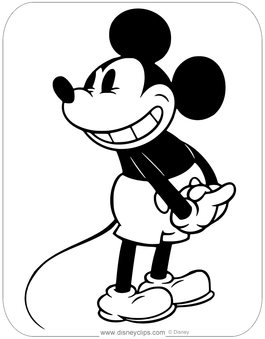 Mickey Mouse Coloring Pages Printables 51