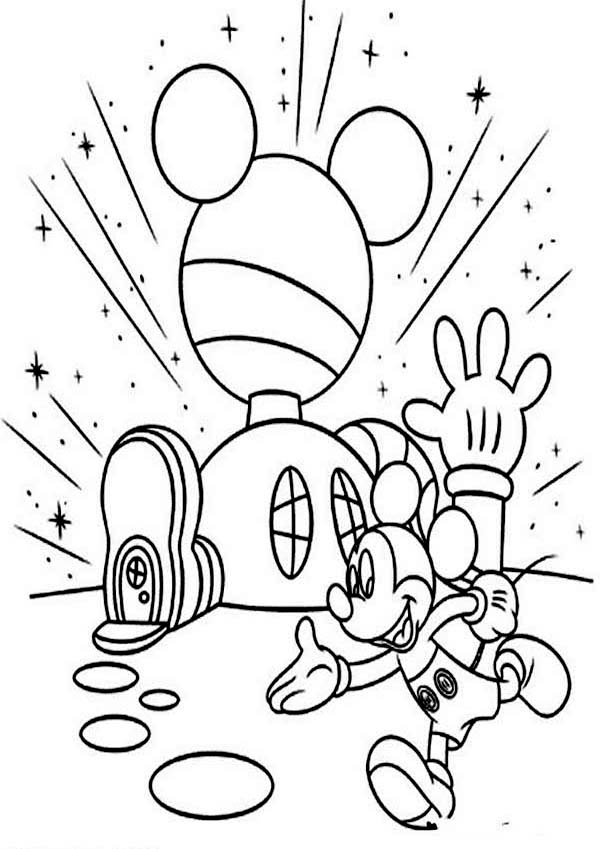 Mickey Mouse Coloring Pages Printables 54