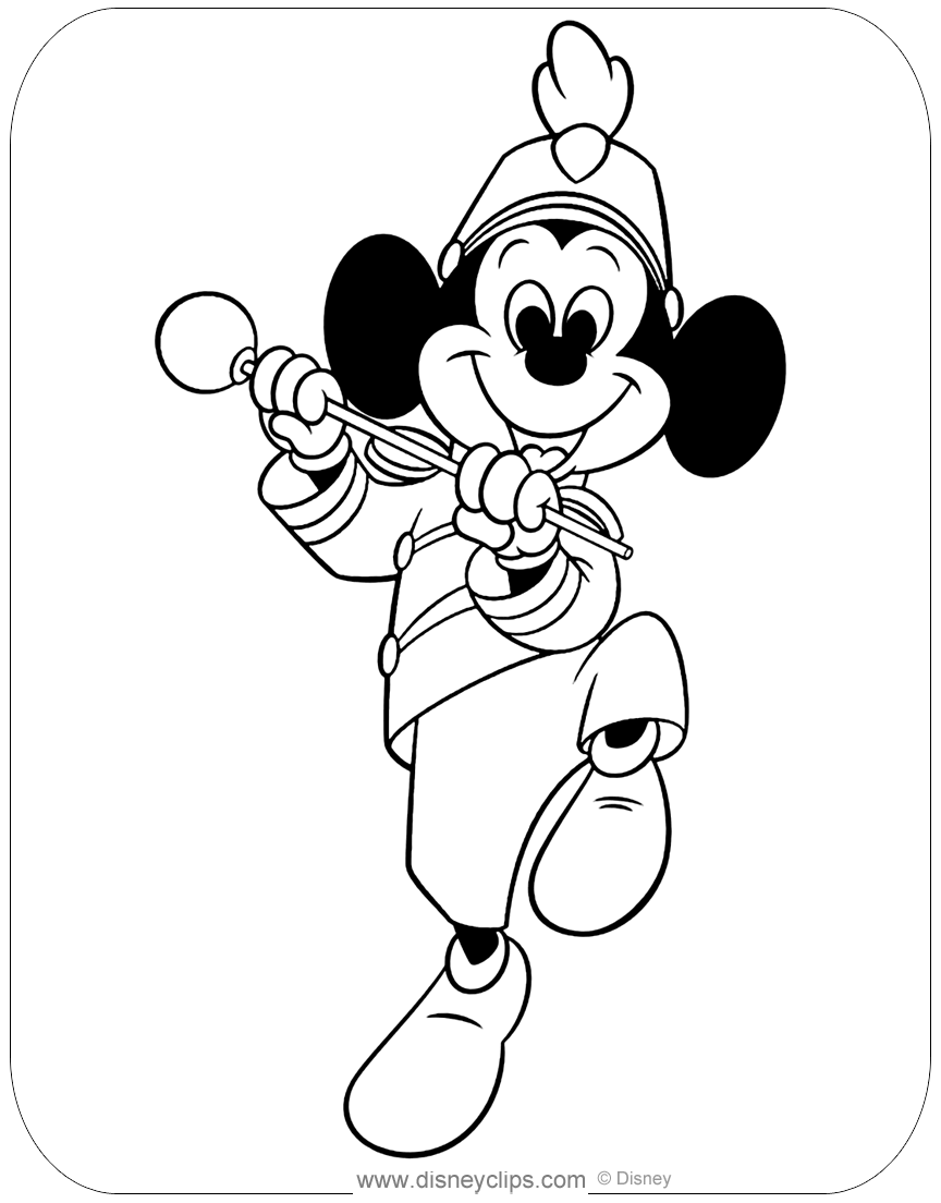 Mickey Mouse Coloring Pages Printables 56