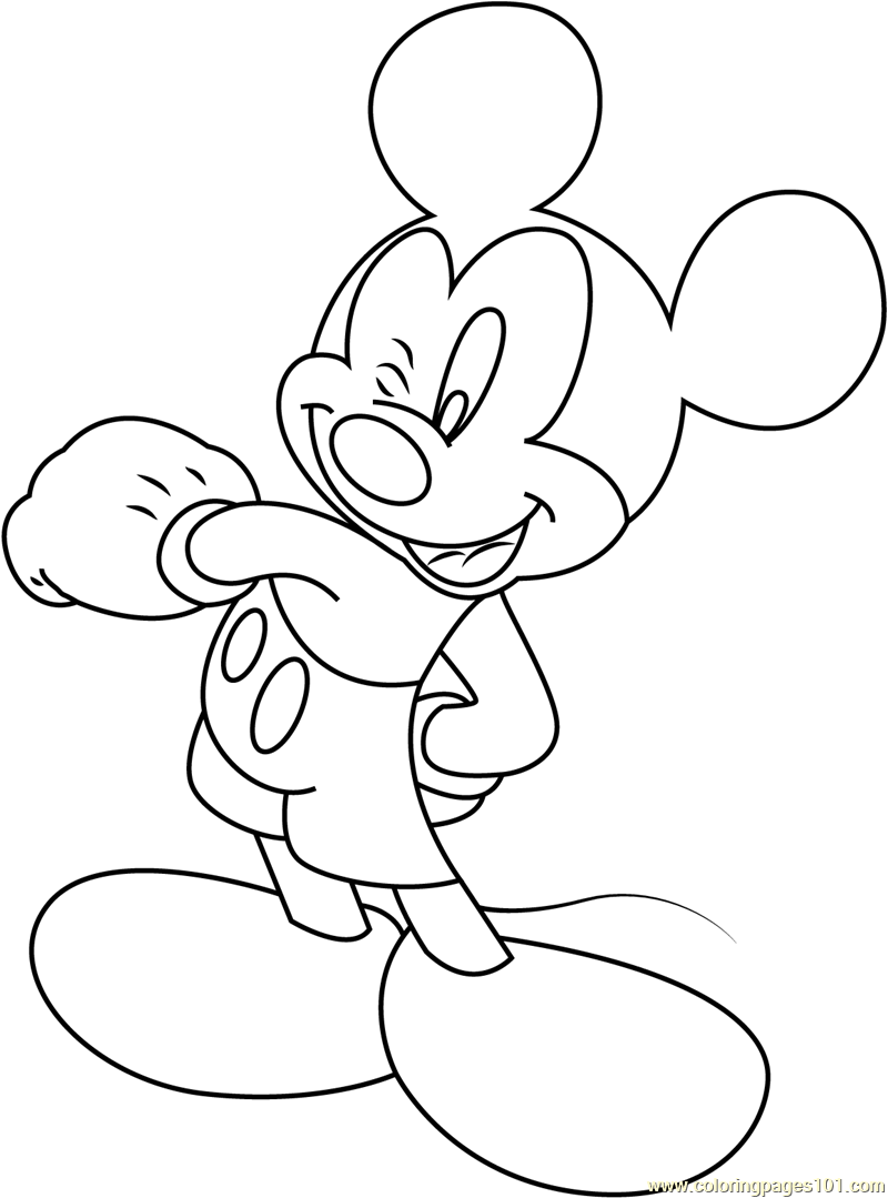 Mickey Mouse Coloring Pages Printables 62