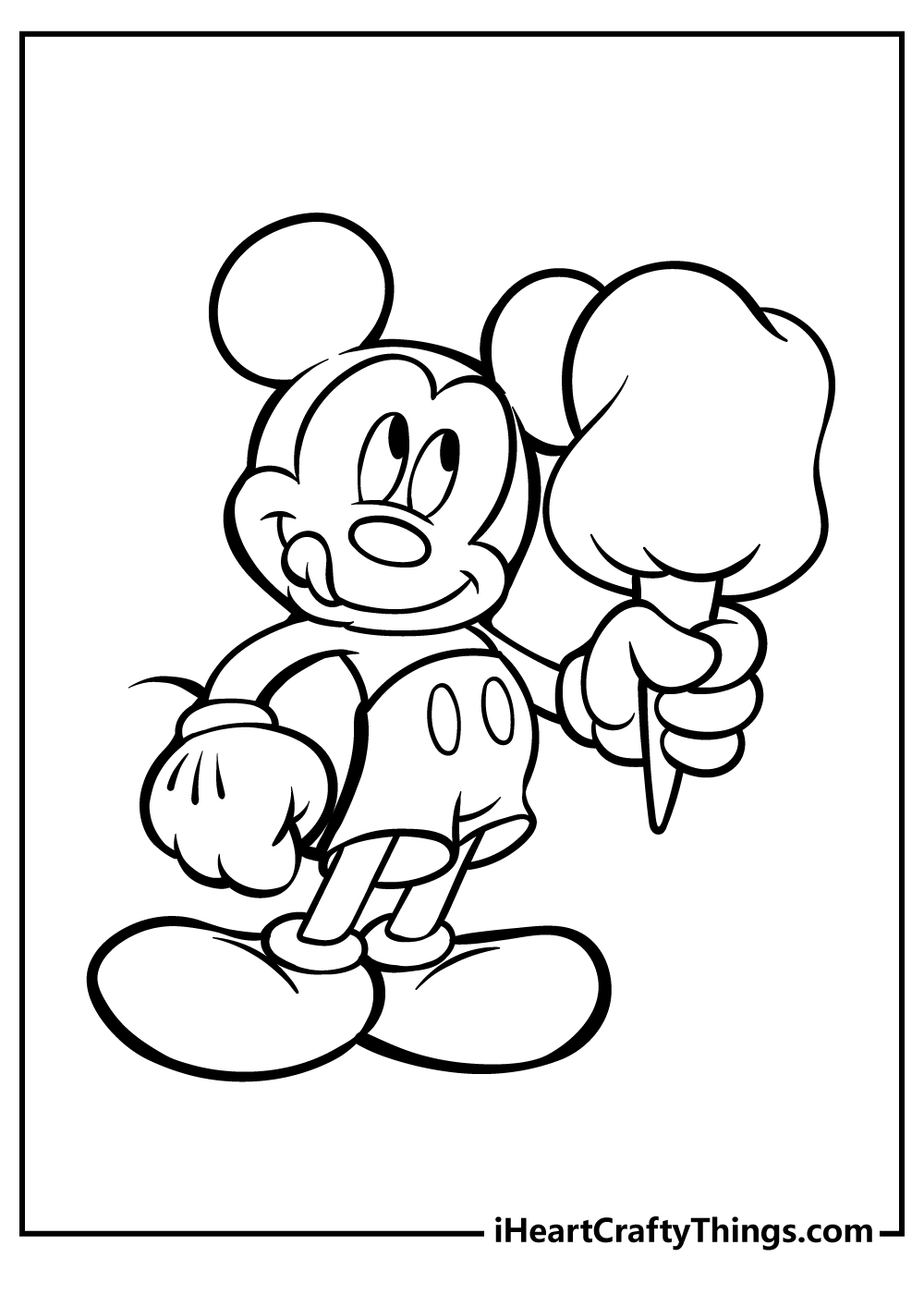 Mickey Mouse Coloring Pages Printables 63