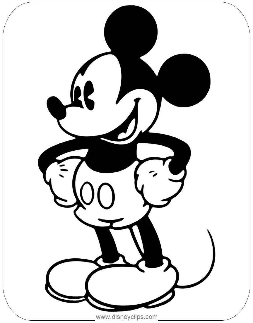 Mickey Mouse Coloring Pages Printables 67