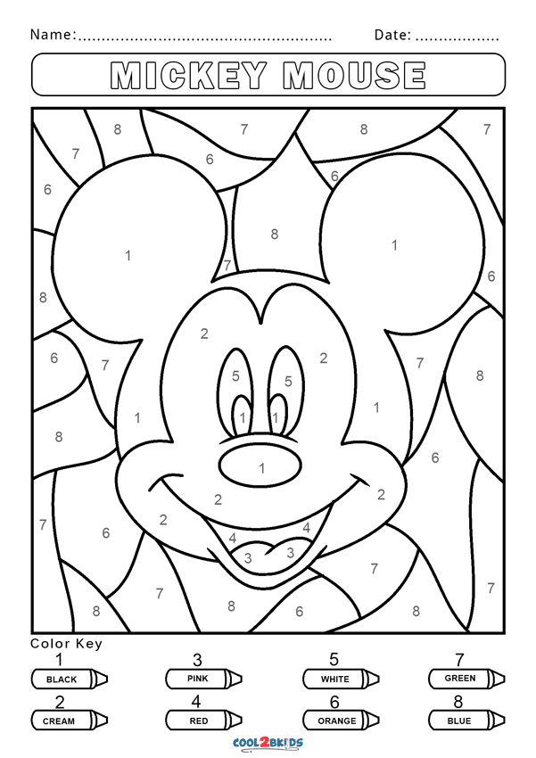 Mickey Mouse Coloring Pages Printables 70