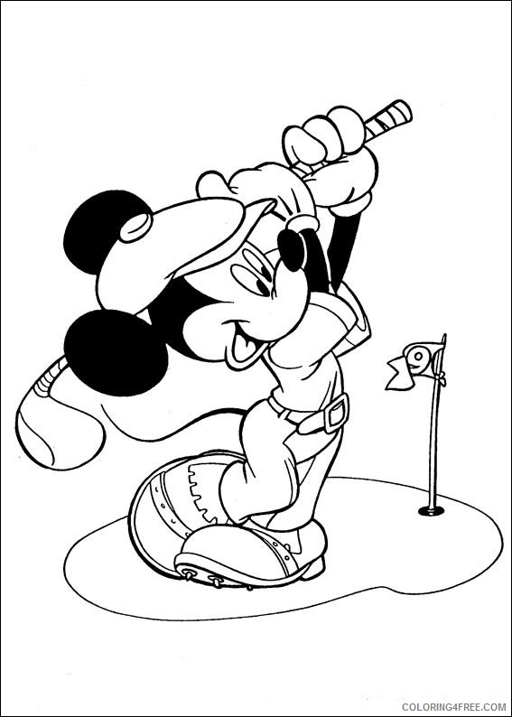 Mickey Mouse Coloring Pages Printables 72