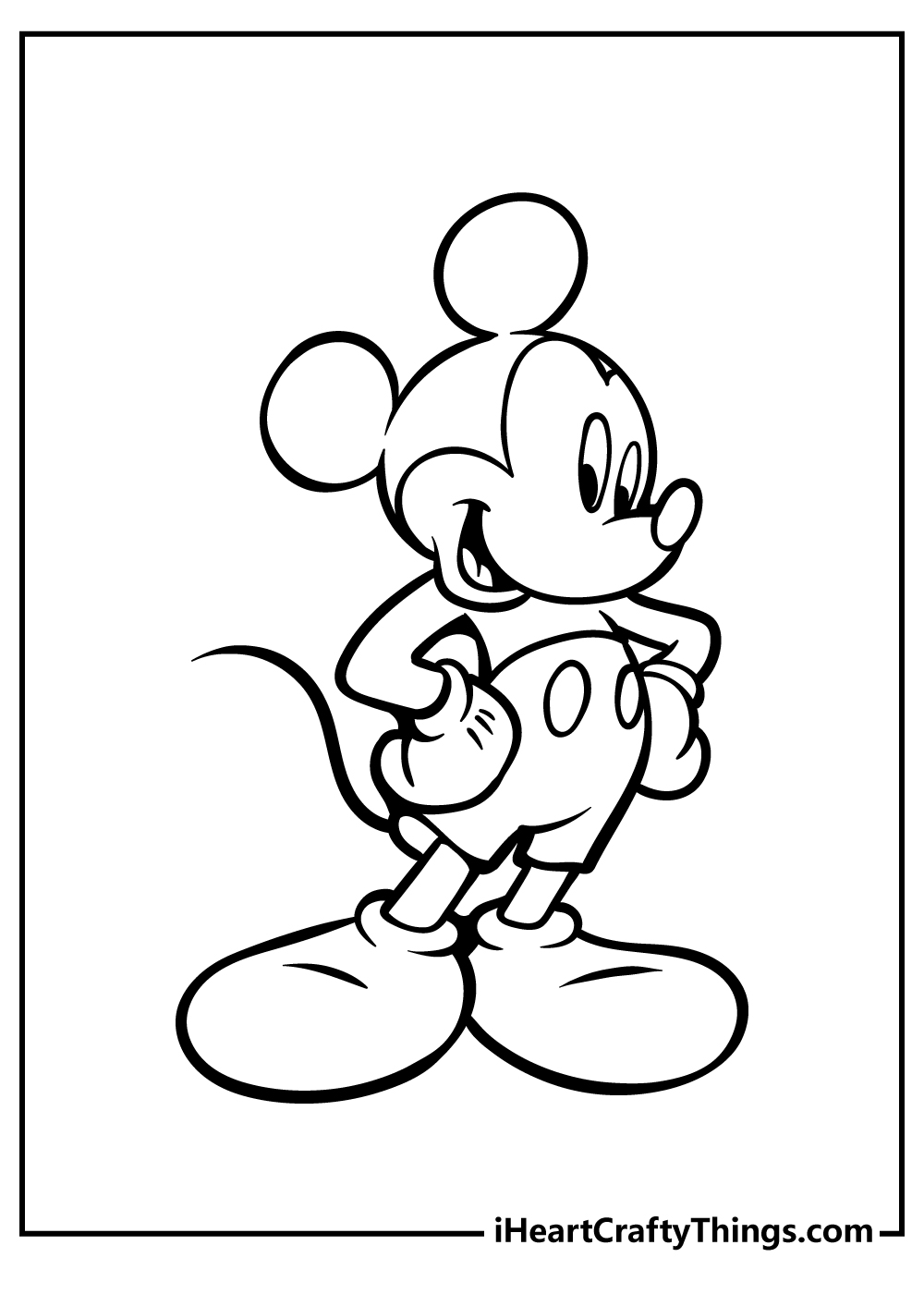 Mickey Mouse Coloring Pages Printables 78