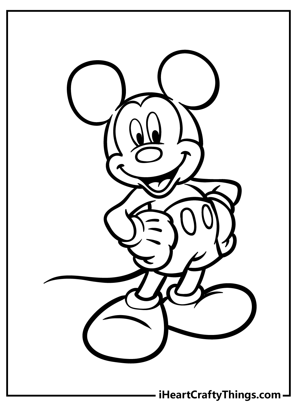 Mickey Mouse Coloring Pages Printables 88