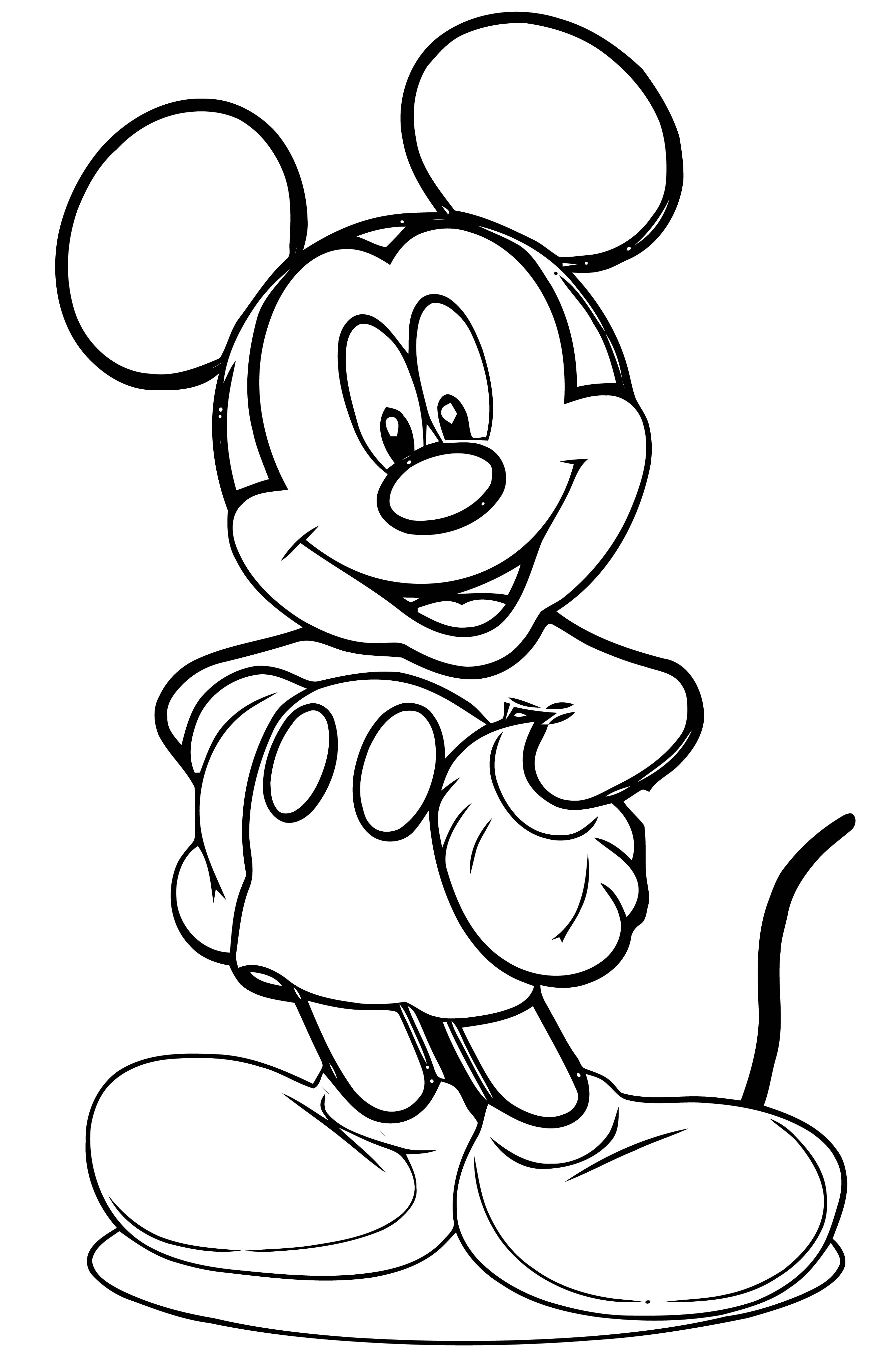 Mickey Mouse Coloring Pages Printables 89