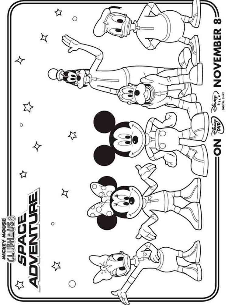 Mickey Mouse Coloring Pages Printables 94