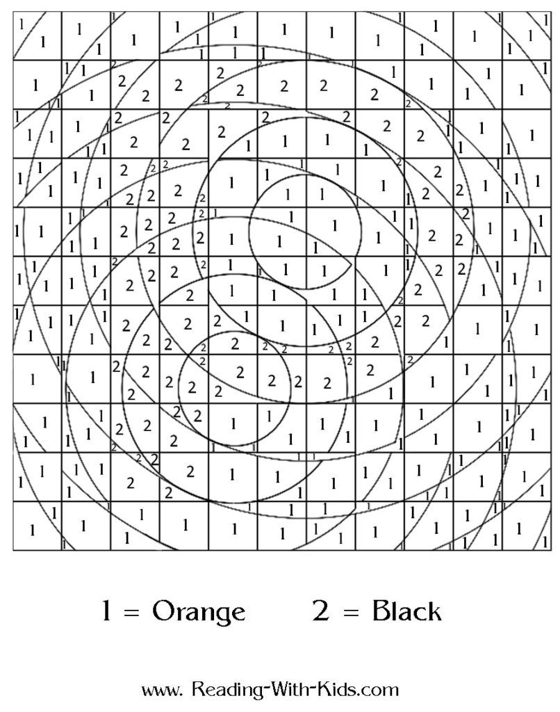 Number Coloring Pages Free Printable Worksheets 103