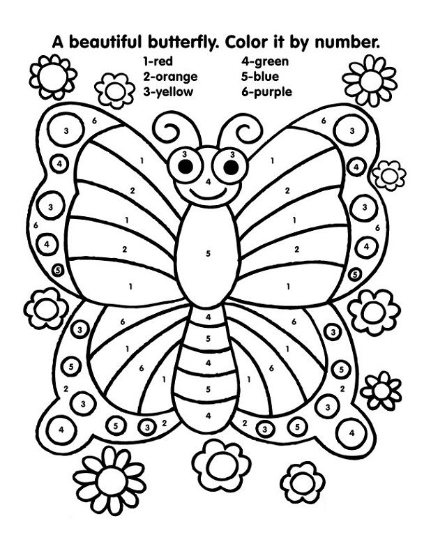 Number Coloring Pages Free Printable Worksheets 11