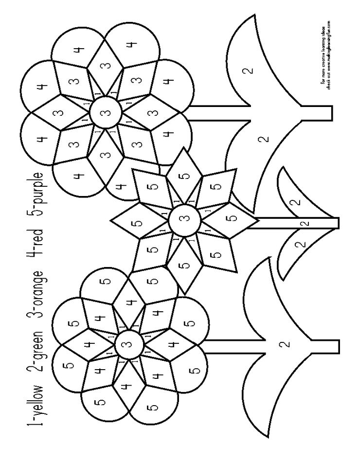 Number Coloring Pages Free Printable Worksheets 114