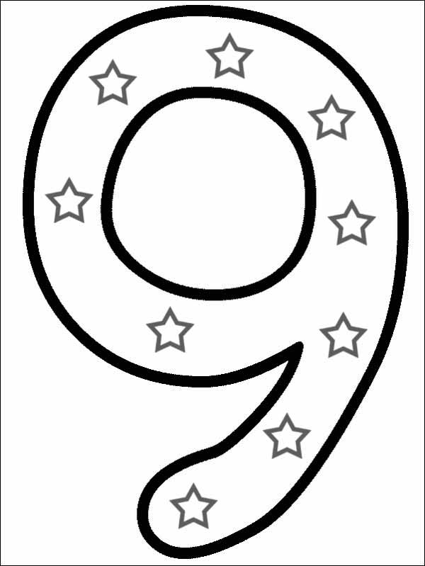 Number Coloring Pages Free Printable Worksheets 130