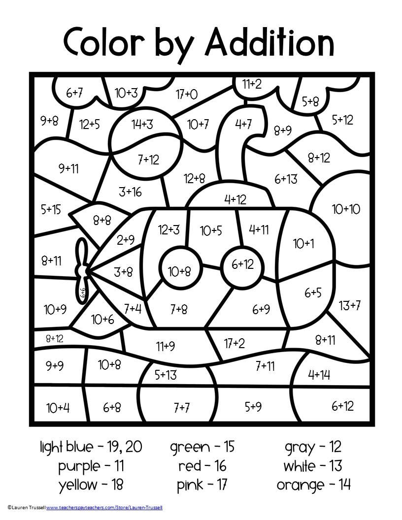 Number Coloring Pages Free Printable Worksheets 135