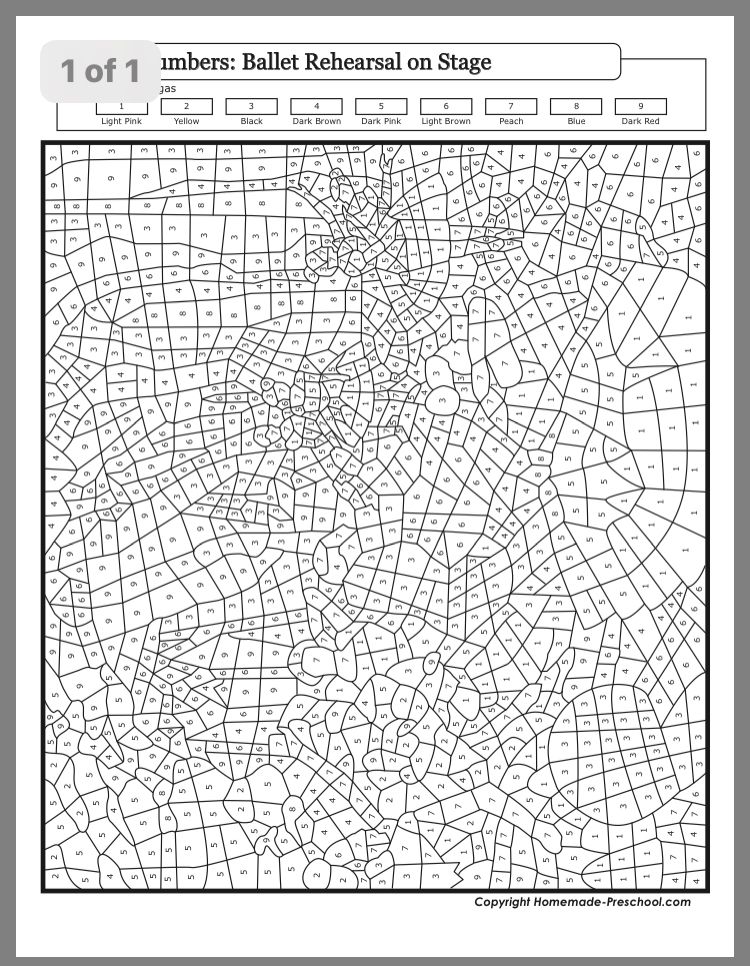 Number Coloring Pages Free Printable Worksheets 138