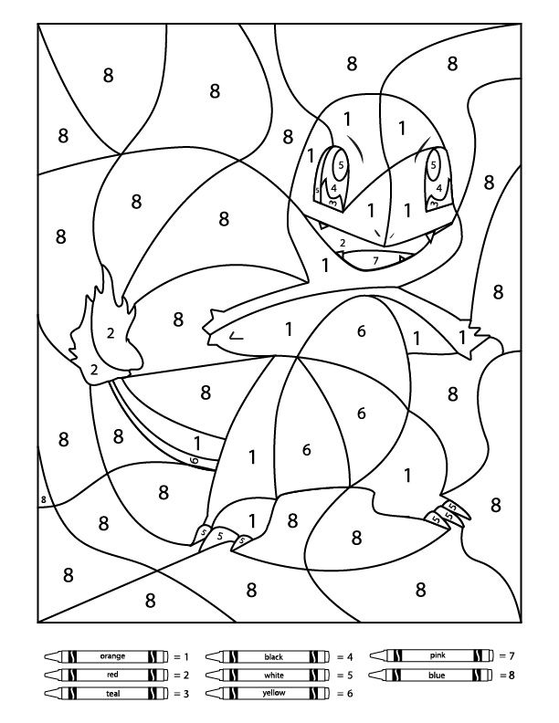 Number Coloring Pages Free Printable Worksheets 144