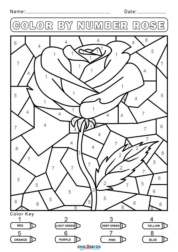 Number Coloring Pages Free Printable Worksheets 147