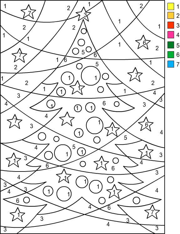 Number Coloring Pages Free Printable Worksheets 15