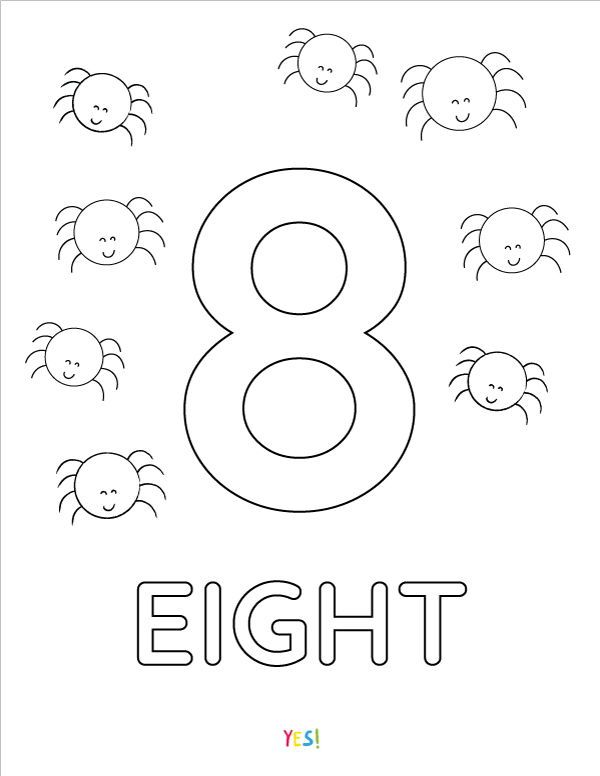 Number Coloring Pages Free Printable Worksheets 150