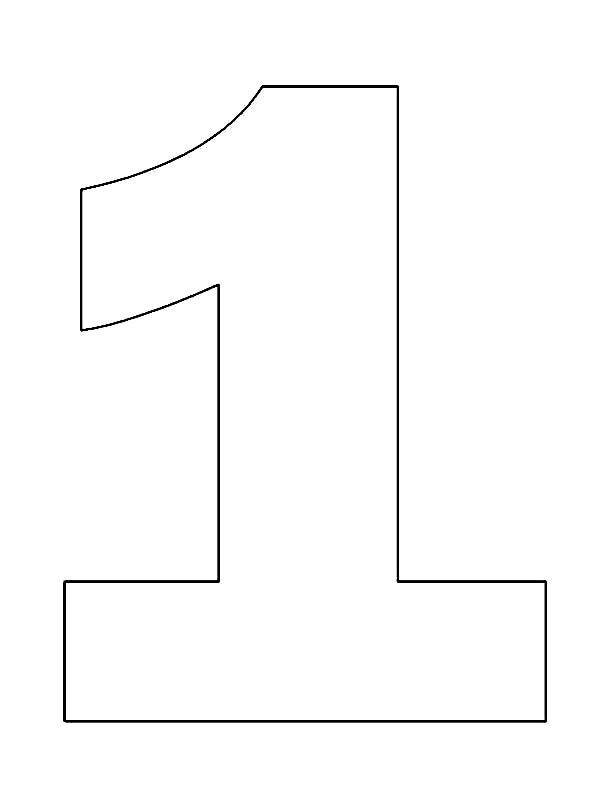 Number Coloring Pages Free Printable Worksheets 16