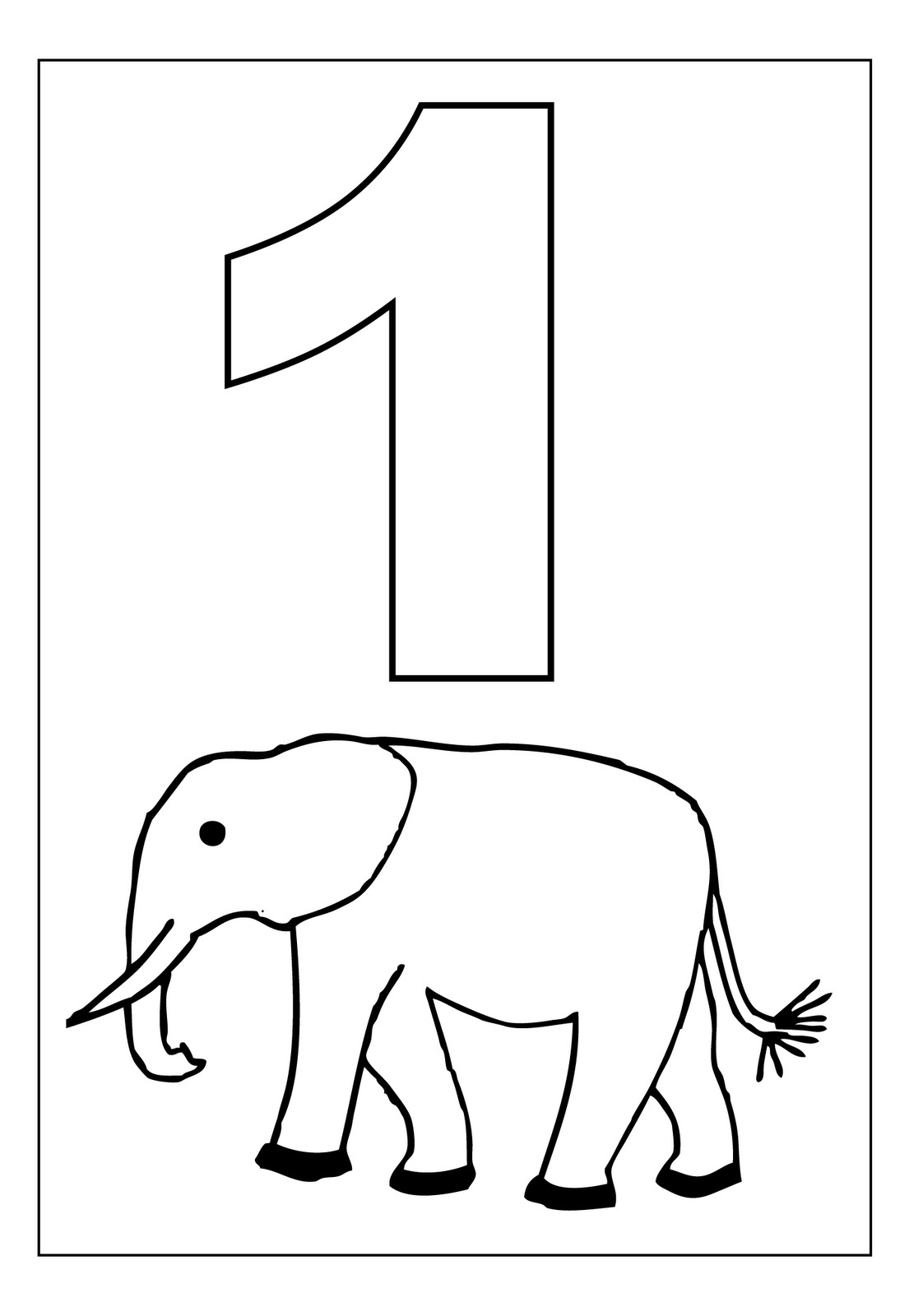 Number Coloring Pages Free Printable Worksheets 24