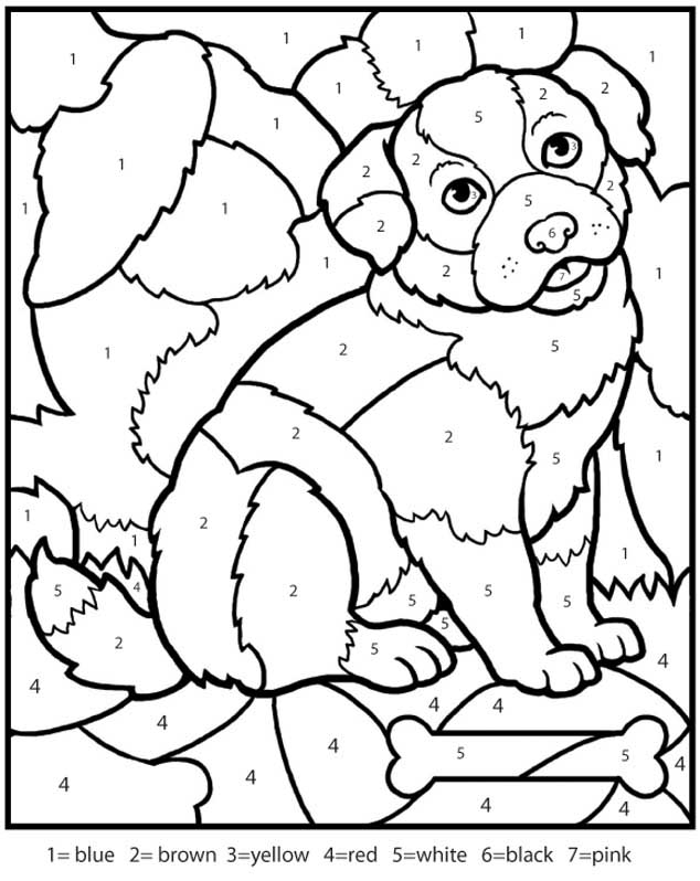 Number Coloring Pages Free Printable Worksheets 27