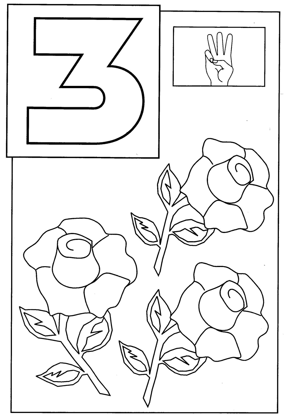 Number Coloring Pages Free Printable Worksheets 33