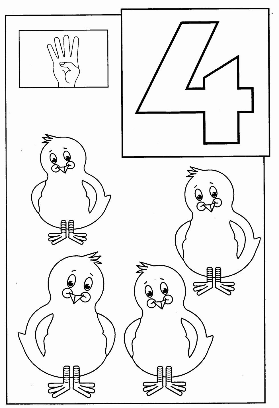 Number Coloring Pages Free Printable Worksheets 36