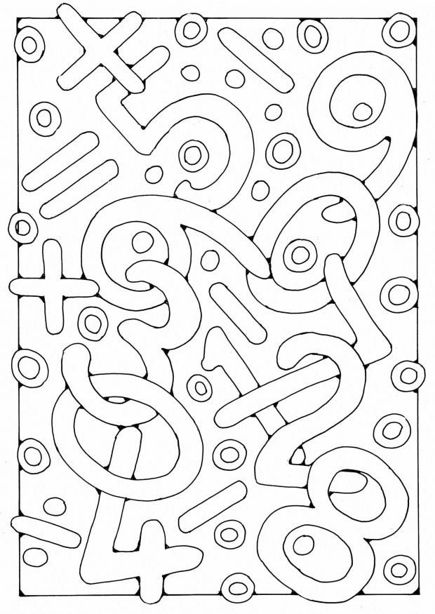 Number Coloring Pages Free Printable Worksheets 52