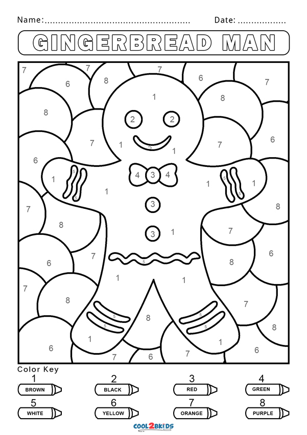 Number Coloring Pages Free Printable Worksheets 54