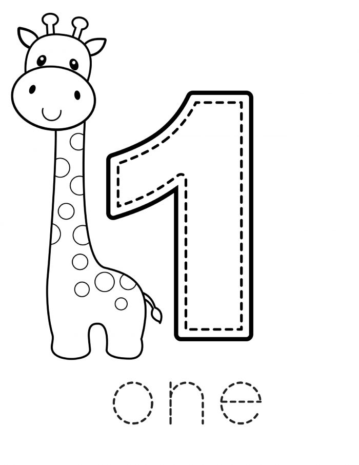 Number Coloring Pages Free Printable Worksheets 57