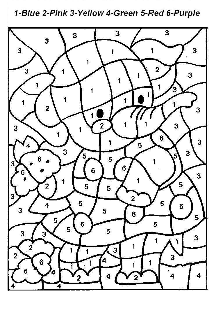 Number Coloring Pages Free Printable Worksheets 66