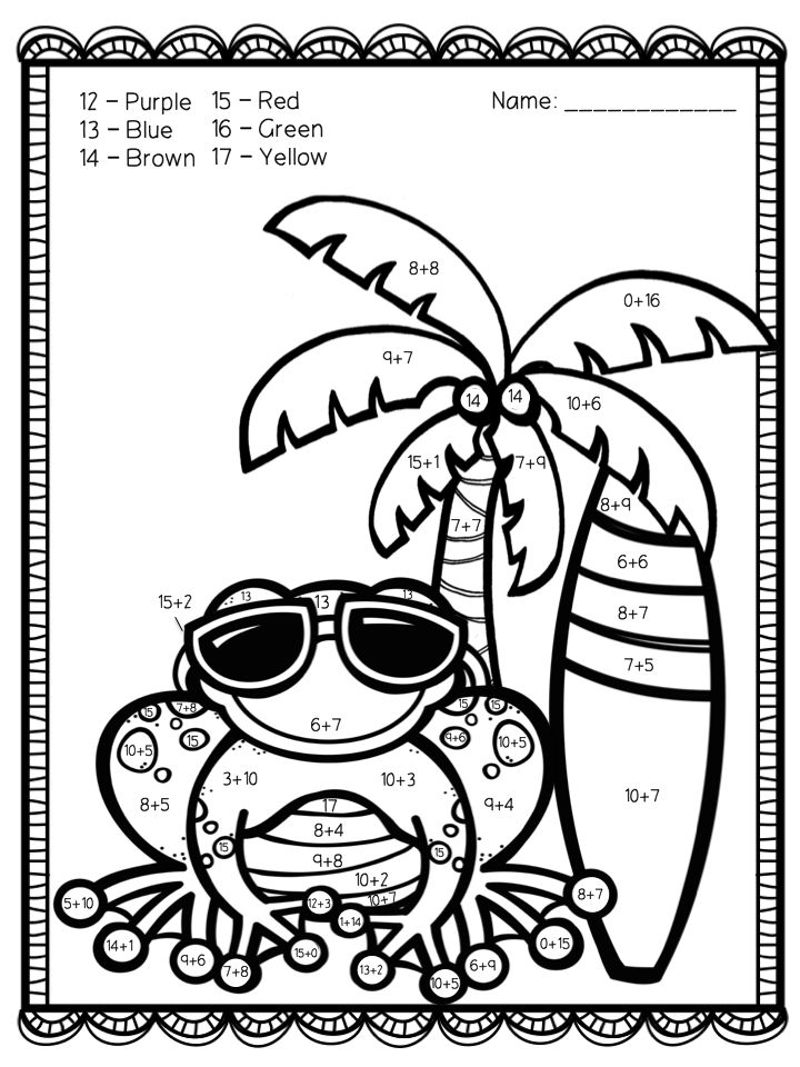 Number Coloring Pages Free Printable Worksheets 69