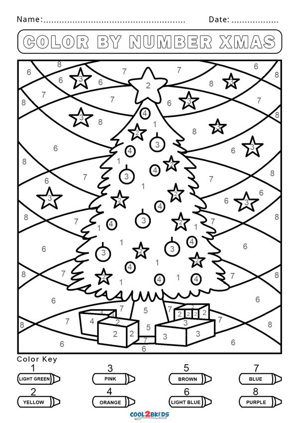 Number Coloring Pages Free Printable Worksheets 77