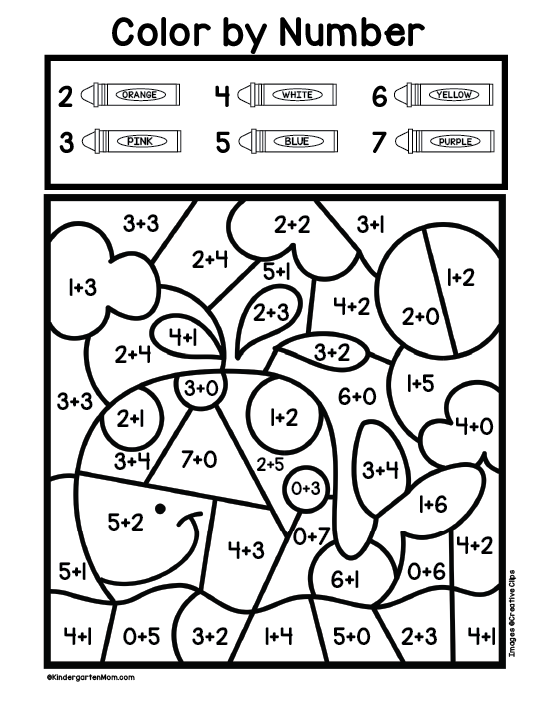 Number Coloring Pages Free Printable Worksheets 93